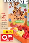Mais-snacks im Angebot bei Netto Marken-Discount in Gera Mais-snacks Angebote von Billy Tiger bei Netto Marken-Discount Gera für 0,89 €