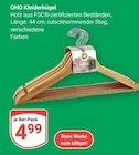 Kleiderbügel Angebote von OHO bei GLOBUS Mannheim für 4,99 €