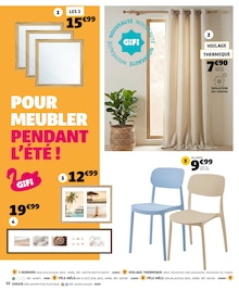 Promotion Rideau dans le prospectus Gifi, valable du 07/07/2026 au 20/07/2026 Promo Rideau dans le catalogue Gifi du moment à la page 12
