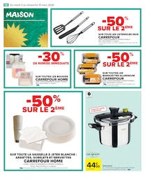 Prix et réduction Autocuiseur dans le prospectus Carrefour Market en cours Offre Autocuiseur dans le catalogue Carrefour Market du moment à la page 70