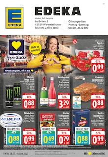 Aktueller EDEKA Prospekt "Aktuelle Angebote" Seite 1 von 24 Seiten für Wermelskirchen