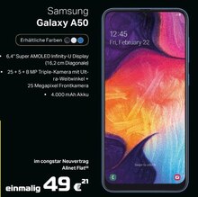 Smartphone Galaxy A50 bei CSA Computer in Moers Smartphone Galaxy A50 im Angebot bei CSA Computer Moers für 49,00 €