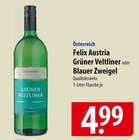 Felix Austria Grüner Veltliner oder Blauer Zweigel im Angebot bei famila Nordost in Neustadt Felix Austria Grüner Veltliner oder Blauer Zweigel Angebote bei famila Nordost Neustadt für 4,99 €