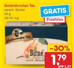 Tee im Angebot bei Netto Marken-Discount in Freiberg Tee Angebote von Goldmännchen Tee bei Netto Marken-Discount Freiberg für 1,79 €