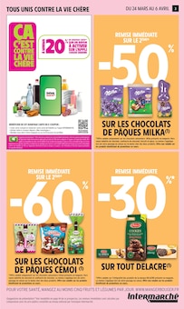 Promotion Cookie dans le prospectus Intermarché Super, valable du 24/03/2026 au 06/04/2026 Promo Cookie dans le catalogue Intermarché Super du moment à la page 3