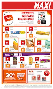 Catalogue Netto à Saint-Paul cette semaine, valable du 28/10/2025 au 10/11/2025 Prospectus Netto à Saint-Paul, "MAXI VOLUMES !", 8 pages de promos valables du 28/10/2025 au 10/11/2025