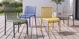 Chaise empilable Solara plastique & résine à 34,99 € dans le catalogue Maxi Bazar