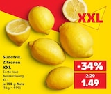 Zitronen für 1,49 € bei Kaufland im Angebot Zitronen im aktuellen Kaufland Prospekt