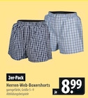 Herren-Web-Boxershorts Angebote bei famila Nordost Buchholz für 8,99 €