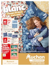 Prospectus Auchan Supermarché à Revest-du-Bion: «Cap sur le blanc» ,  pages, du 26/12/2024 au 07/01/2025