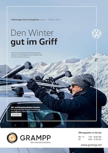 Volkswagen Prospekt für Gössenheim: Den Winter gut im Griff, 1 Seite, 01.01.2022 - 28.02.2022