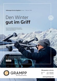 Volkswagen Prospekt für Gössenheim mit 1 Seite Volkswagen Prospekt für Gössenheim: Den Winter gut im Griff, 1 Seite, 01.01.2022 - 28.02.2022
