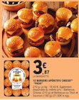 12 burgers apéritifs cheese - PASO en promo chez E.Leclerc 12 burgers apéritifs cheese - PASO dans le catalogue E.Leclerc