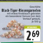 Geschälte Black-Tiger-Riesengarnelen Angebote bei E center Bielefeld für 2,69 €