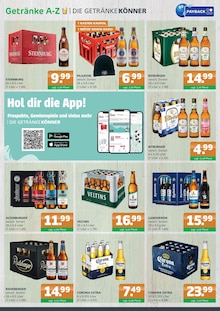 Bier im aktuellen Getränke A-Z Prospekt (Eberswalde) Bier im Getränke A-Z Prospekt "DIE GETRÄNKEKÖNNER" mit 4 Seiten (Eberswalde)