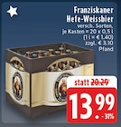 Hefe-Weissbier im Angebot bei EDEKA in Warendorf Hefe-Weissbier Angebote von Franziskaner bei EDEKA Warendorf für 13,99 €