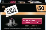 Capsules café alu espresso n°9 intense - CARTE NOIRE en promo chez Intermarché Schiltigheim à 3,15 €