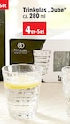 Trinkglas „Qube“ von homeware im aktuellen Thomas Philipps Prospekt