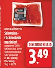Schweine-rückensteak mariniert von GUT&GÜNSTIG für 3,49 € bei EDEKA im Angebot Schweine-rückensteak mariniert von GUT&GÜNSTIG im aktuellen EDEKA Prospekt