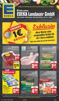 Aktueller EDEKA Obermichelbach Prospekt "Wir lieben Lebensmittel!" mit 26 Seiten