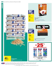 Prix et réduction Granulé Bois dans le prospectus Carrefour Market en cours Offre Granulé Bois dans le catalogue Carrefour Market du moment à la page 58