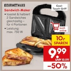 Sandwich-Maker von GOURMETMAXX im aktuellen Netto Marken-Discount Prospekt für 9,99 €