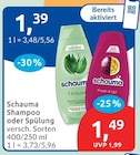 Shampoo oder Spülung von Schauma im aktuellen budni Prospekt