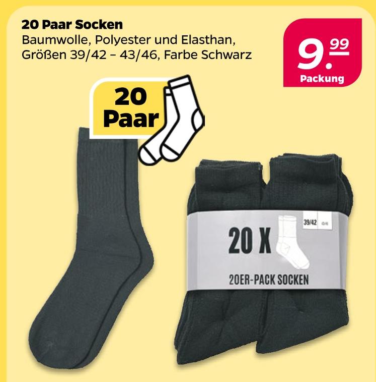 20 Paar Socken