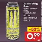 Drink im Angebot bei Netto Marken-Discount in Dormagen Drink Angebote von Monster Energy bei Netto Marken-Discount Dormagen für 0,99 €