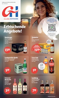 Getränke Hoffmann Prospekt der Woche "Aktuelle Angebote" Seite 1, 01.09.2025 bis 06.09.2025 für Bissendorf Aktueller Getränke Hoffmann Prospekt "Aktuelle Angebote" Seite 1 von 8 Seiten für Bissendorf