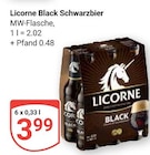 Black Schwarzbier Angebote von Licorne bei GLOBUS Saarbrücken für 3,99 €