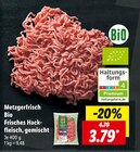 Bio Frisches Hackfleisch von Metzgerfrisch im aktuellen Lidl Prospekt