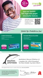 mea - meine apotheke Prospekt für Düsseldorf: "Unsere Juni-Angebote", 4 Seiten, 01.06.2025 - 30.06.2025