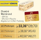 Weinbrand Angebote von Chantré bei Metro Offenburg für 39,70 €