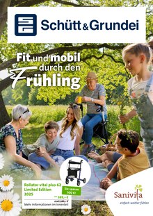 Aktueller Schütt & Grundei Sanitätshaus und Orthopädietechnik GmbH Prospekt "Fit und mobil durch den Frühling" Seite 1 von 6 Seiten für Lübeck