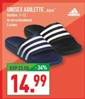 Unisex Adilette Aqua im Angebot bei Marktkauf in Haltern am See Unisex Adilette Aqua Angebote von Adidas bei Marktkauf Haltern am See für 14,99 €