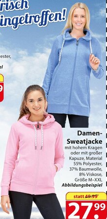 Damen Sweatjacke bei famila Nordost in Detmold Damen Sweatjacke im Angebot bei famila Nordost Detmold für 27,99 €