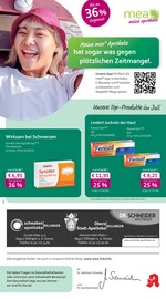 mea - meine apotheke Apotheken Prospekt der aktuellen Woche mit 4 Seiten, gültig von 01.07.2026 bis 31.07.2026, in Höchstädt und Umgebung Aktueller mea - meine apotheke Apotheken Prospekt in Höchstädt und Umgebung, "Unsere Juli-Angebote" mit 4 Seiten, 01.07.2026 - 31.07.2026