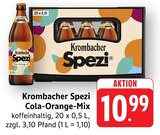 Spezi Cola-Orange-Mix im Angebot bei E center in Breisach Spezi Cola-Orange-Mix Angebote von Krombacher bei E center Breisach für 10,99 €
