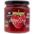 Confiture Émotion 65% Fruit - CARREFOUR SENSATION en promo chez Carrefour Confiture Émotion 65% Fruit - CARREFOUR SENSATION dans le catalogue Carrefour