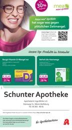 mea - meine apotheke Prospekt für Wolfsburg mit 4 Seiten mea - meine apotheke Prospekt für Wolfsburg: "Unsere Oktober-Angebote", 4 Seiten, 01.10.2026 - 31.10.2026