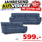 Utah 2,5-Sitzer + 2-Sitzer Sofa bei Seats and Sofas im Hanau Prospekt für 599,00 €