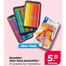 36er-Pack Buntstifte
