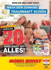 Möbel Borst Prospekt MACH DEIN ZUHAUSE TRAUMHAFT SCHÖN mit 12 Seiten