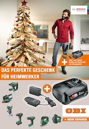 Bosch bei OBI Prospekt für Schwalmtal mit 3 Seiten Bosch bei OBI Prospekt für Schwalmtal: Das perfekte Geschenk für Heimwerker, 3 Seiten, 21.11.2022 - 18.12.2022