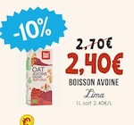 Boisson Avoine - Lima - Naturalia Boisson Avoine - Lima à 2,40 € dans le catalogue Naturalia