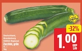 Zucchini, grün von EDEKA Regional für 1,00 € bei EDEKA im Angebot Zucchini, grün von EDEKA Regional im aktuellen EDEKA Prospekt