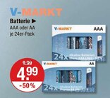 Batterie AAA von V-MARKT im aktuellen V-Markt Prospekt für 4,99 €