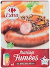 Saucisses Fumées au bois de hêtre - Carrefour Extra dans le catalogue Supermarchés Match