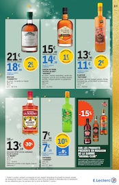 Promos Rhum Arrangé dans le catalogue "VOS PRÉPARATIFS DE NOËL à prix E.Leclerc" de E.Leclerc à la page 81